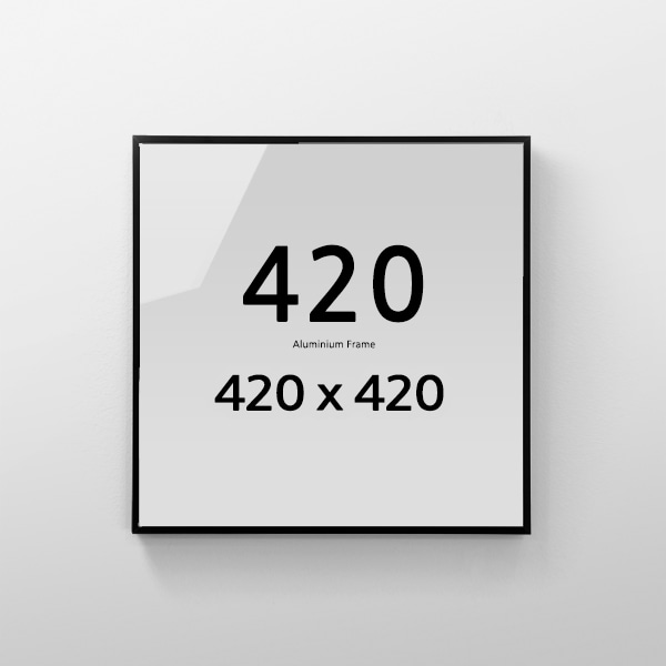 정사각 420 알루미늄액자
